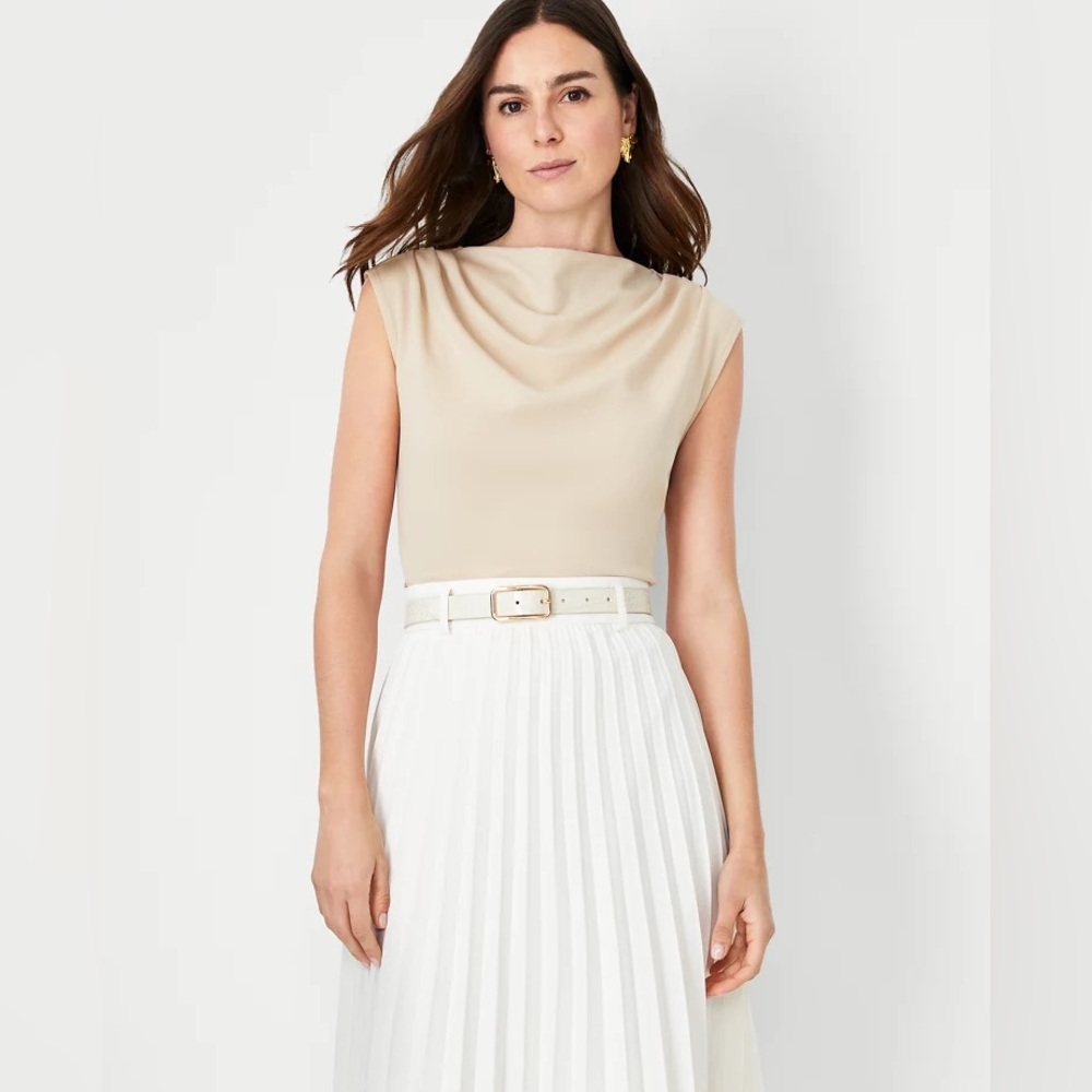 Ann Taylor | Petite Cowl Neck Shell